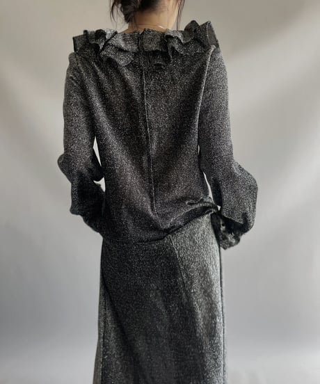 【USED】L/S Lame Long One-Piece/ 212028-027