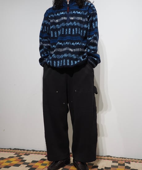【USED】INVICTA Patterned Half Zip Fleece Top/240311-001