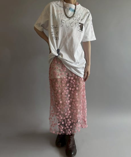 【USED】 98's FRUIT OF THE LOOM Memorial T-Shirt / 260523-026