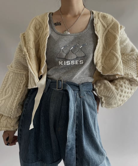 【USED】 KISSES Tank Top   / 230928-007