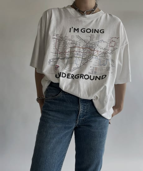 【USED】 Short Sleeved T-shirt Route Map/ 220611-021