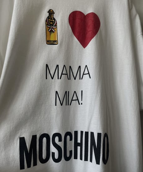 【USED】 S/S MAMA MIA MOSCHINO T-shirt / 230603-021