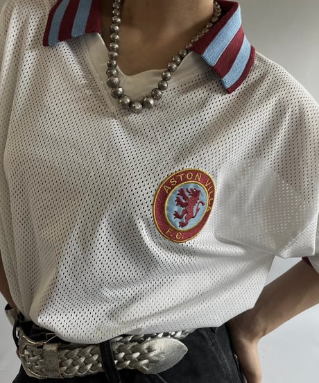 【USED】 ASTON VILLA Soccer Shirt /240831-030