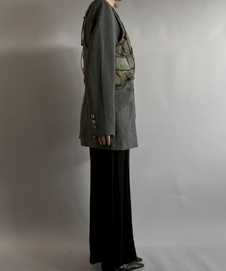 【RE;CIRCLE】 RE Liner Code Vest Khaki / LINER-06
