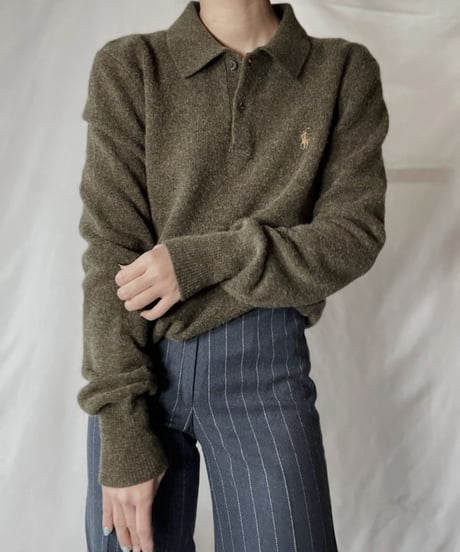 【USED】  Ralph Rauren Wool Knit②/220127-016