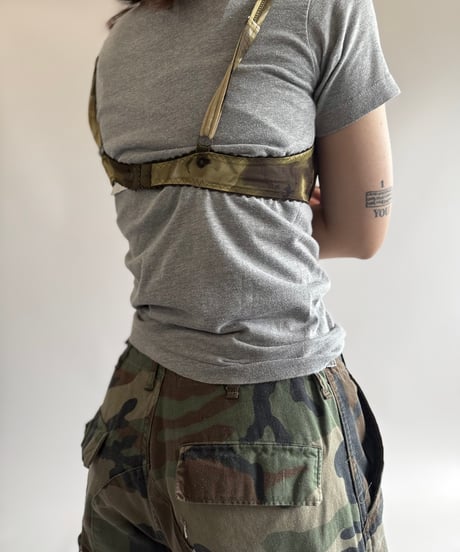 【USED】 Camouflage Sheer Camisole Bra Top/ 250614-016