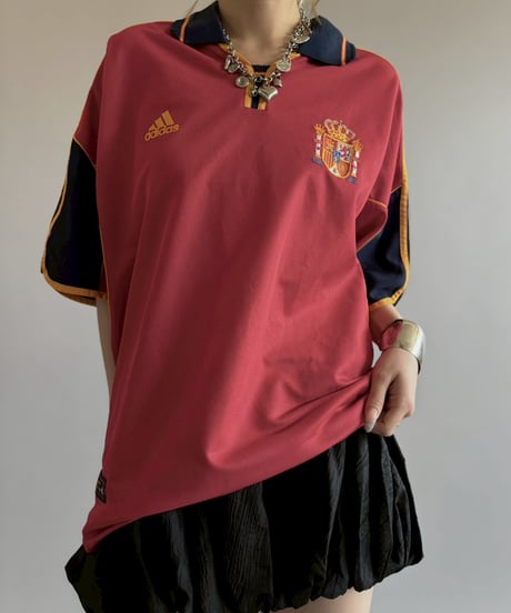 【USED】 00's adidas Spain Soccer Shirt / 260530-020