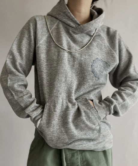 【USED】 Long Sleeved Hoodie Gray / 230218-025