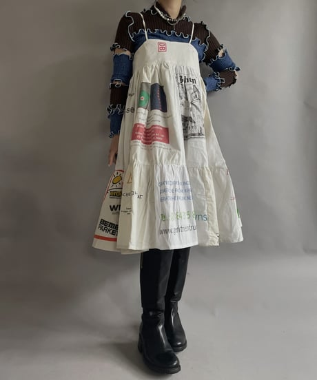 【RE;CIRCLE】RE Eco-Friendly Bag Camisole Middle One-piece / 230327-007