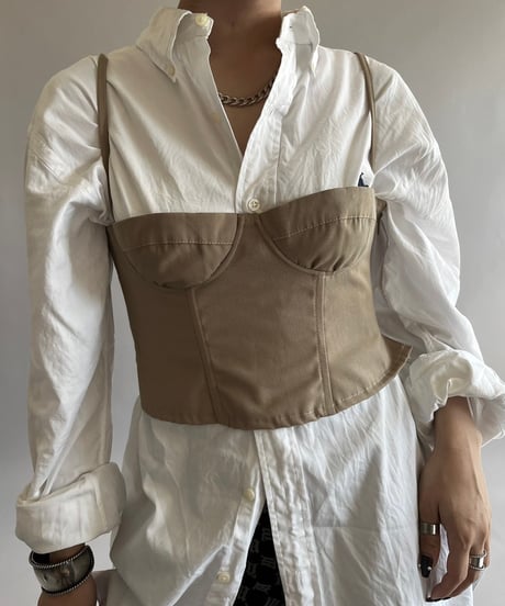 【RE;CIRCLE】 Re Corset Trench /  240926-002