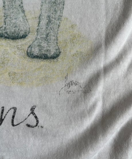 【USED】90's Hanes Dog T-Shirt /240729-048