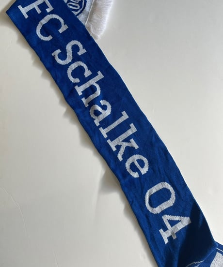 【USED】 Knit Soccer Muffler Blue × White / 230206-008