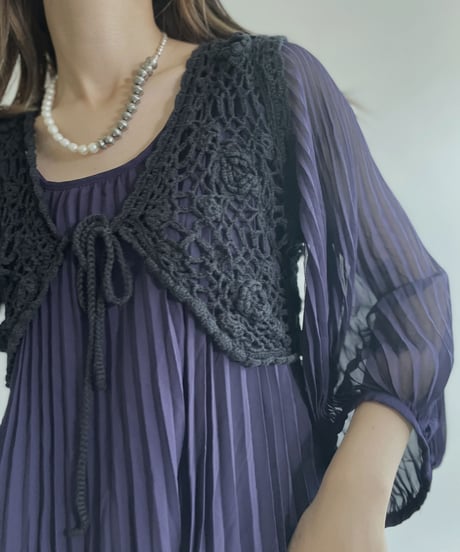 【USED】 Crochet Vest / 220430-016