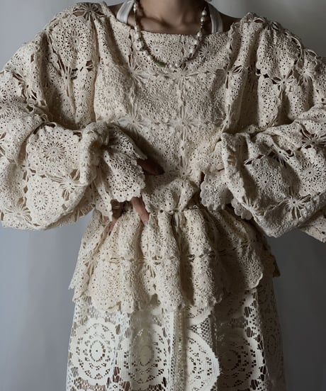 【RE;CIRCLE】 RE Lace L/S One-price④/210801-063
