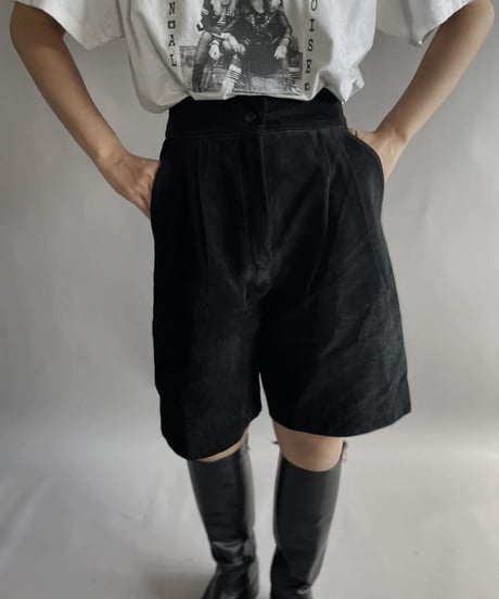 【USED】  Leather By Wilsons Leather Short Pants / 221029-023