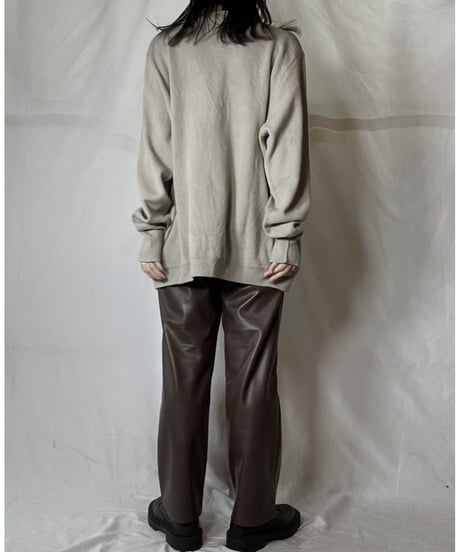 【USED】 LACOSTE Acrylic Knit Cardigan  ④ / 220111-004