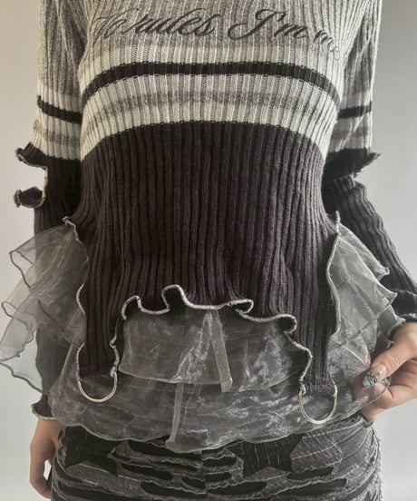【RE;CIRCLE】 RE Mellow Knit Top /  251023-018