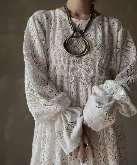 【RE;CIRCLE】 RE Crochet L/S One-piece①/20220317-021