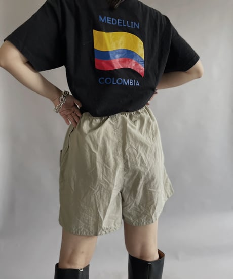【USED】  BILL BLASS Nylon Shorts Pants /230617-004