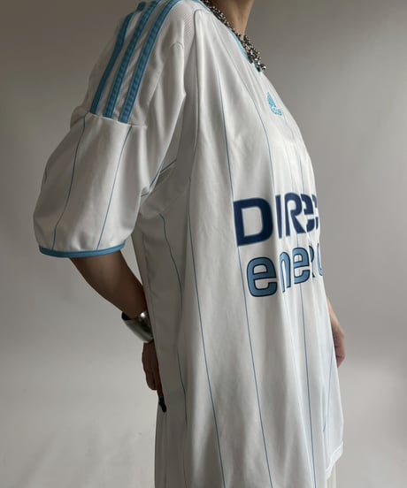 【USED】 adidas 09~10's Olympique Marseille Soccer Shirt/ 250607-022