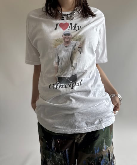 【USED】 GILDAN I ♡ MY Principal T-Shirt / 250614-013