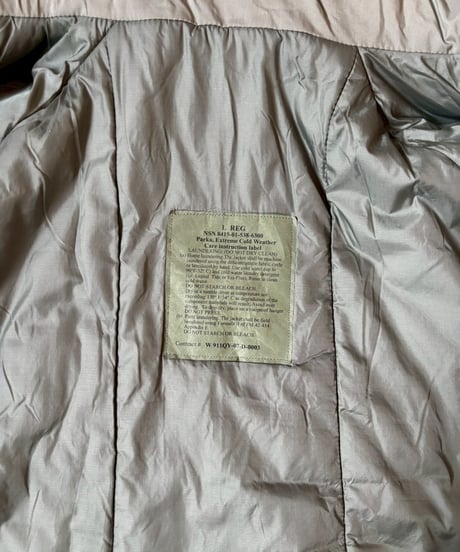 【DEAD STOCK】 U.S Army ECWCS Level7 Primaloft Parka Large-Regular WILDTHINGS/ 260126-013