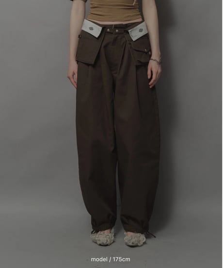 【再受注販売】 Chinatsu Aoyama×Dickies®︎  The Makers Pants Set Brown / 260605-003