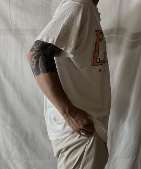 【USED】S/S T-shirt BOSTON COLLEGE "DAD" /210602-047
