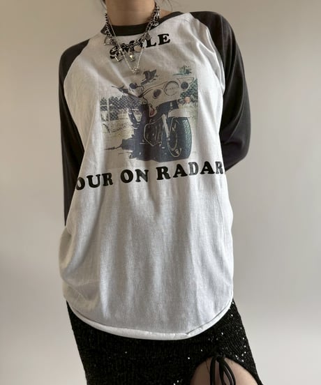 【USED】 Made in USA 80~90's Hanes Raglan T-Shirt/250510-085