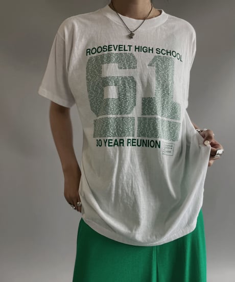 【USED】 Made in USA ROOSEVELT HIGH SCOOL T-Shirt / 230715-017