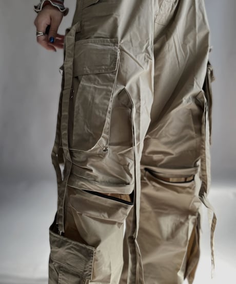 【USED】 Techno Pants (Beige) / 230119-001