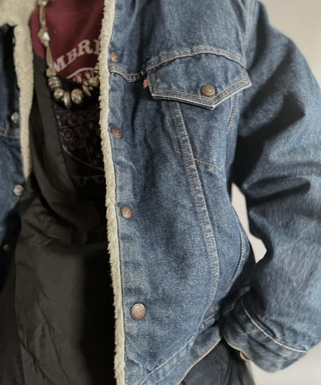 【USED】 Levi's Denim Boa Jacket / 221203-008
