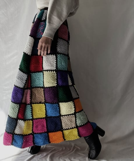 【RE;CIRCLE】 RE Granny Long Skirt①/211110-006