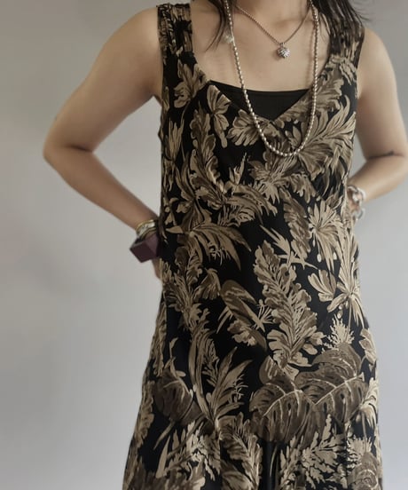 【USED】 Flower Patterned One-Piece/ 230715-005