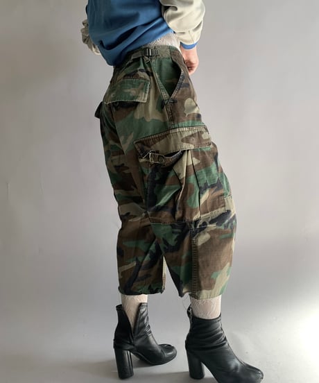 【USED】 US. Army BDU Pants Cut Off / 241116-024