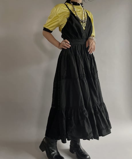 【RE;CIRCLE】 RE Camisole One-piece Black / 220901-014