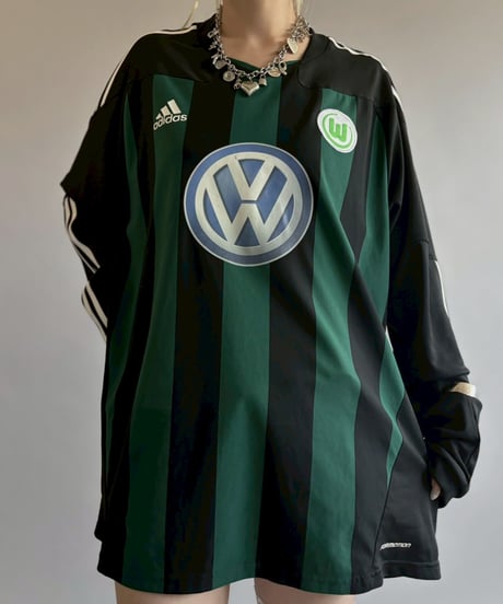 【USED】 10~11's adidas VfL Wolfsburg Soccer Shirt / 260530-024