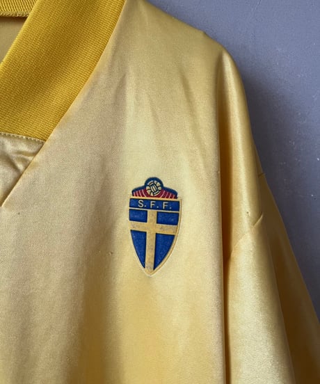 【USED】 adidas SWEDEN Soccer Shirt /240603-074
