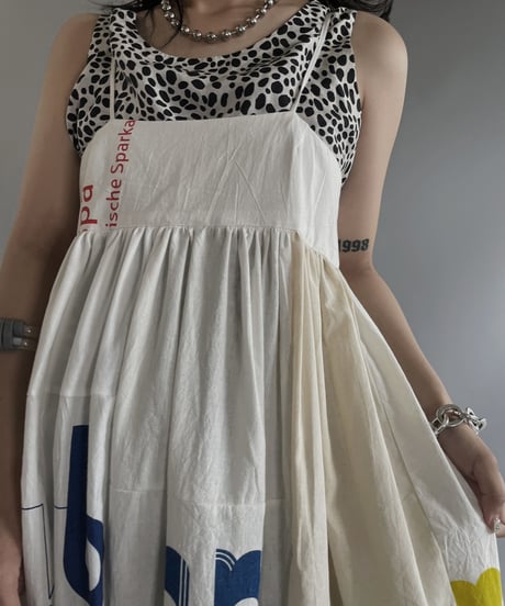 【RE;CIRCLE】RE Eco-Friendly Bag Camisole Long One-piece / 230622-019