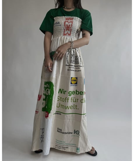 【RE;CIRCLE】 RE Eco-Friendly Bag Camisole One-piece / 220804-024