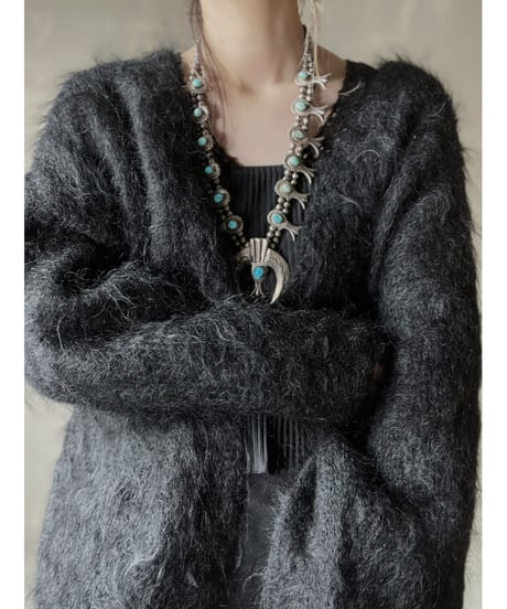 【USED】　Mohair Knit Cardigan/ 220220-024