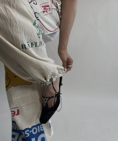 【RE;CIRCLE】 RE Eco-Friendly Bag Pants / 220707-007