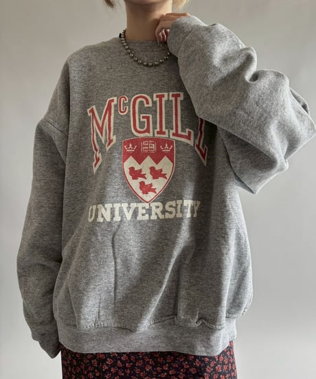 【USED】 McGILL UNIVERSITY Sweatshirt / 250920-014