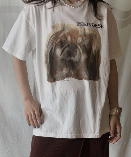 【USED】S/S T-shirt DOG⑨/210604-021