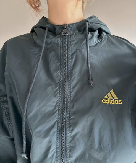 【USED】 adidas Hooded Nylon Jacket / 251213-001