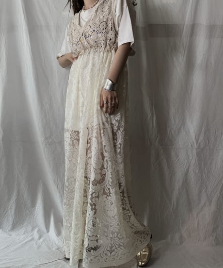 【RE;CIRCLE】 RE Crochet N/S One-piece①/210630-018