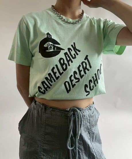 【USED】 RESIZED 90s SCREEN STARS BEST CAMELBACK DESERT SCHOOL T-Shirt / 250830-027