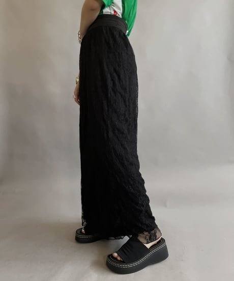 【USED】   Lace Long Skirt / 230610-032