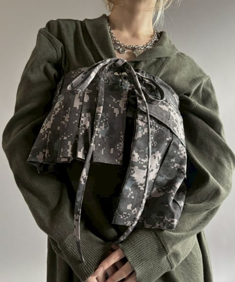 【RE;CIRCLE】 RE Military Camouflage Wrap Skirt / 260226-008