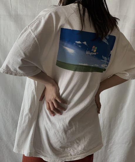 【USED】S/S T-shirt Windows "Yes You Can" /210602-023